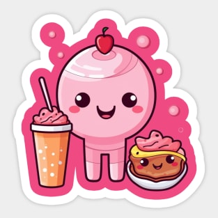 kawaii Ice cream  T-Shirt cute Candy food gilrl Sticker